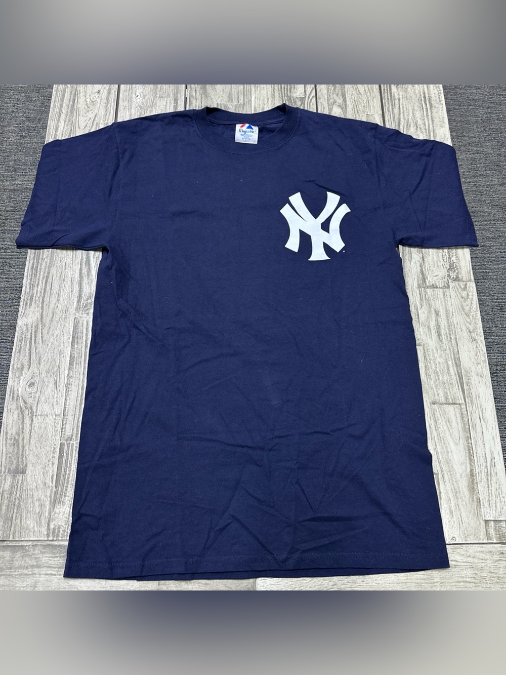 VTG Majestic New York Yankees Hideki Matsui T Shirt Sz L MLB Baseball Y2K